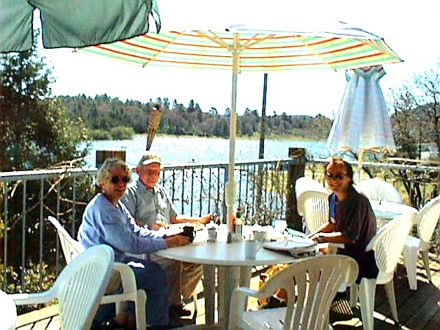 Breakfast on Lake Cuyamaca...