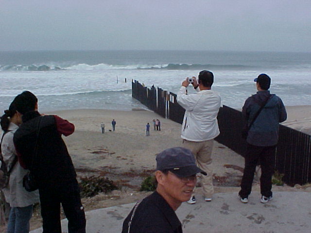 Mexico-USA border fence at Playas de Tijuana