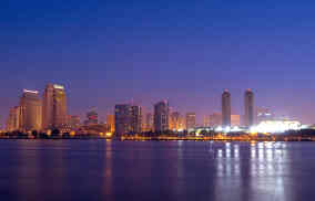 San Diego skyline morning by www.pdphoto.org